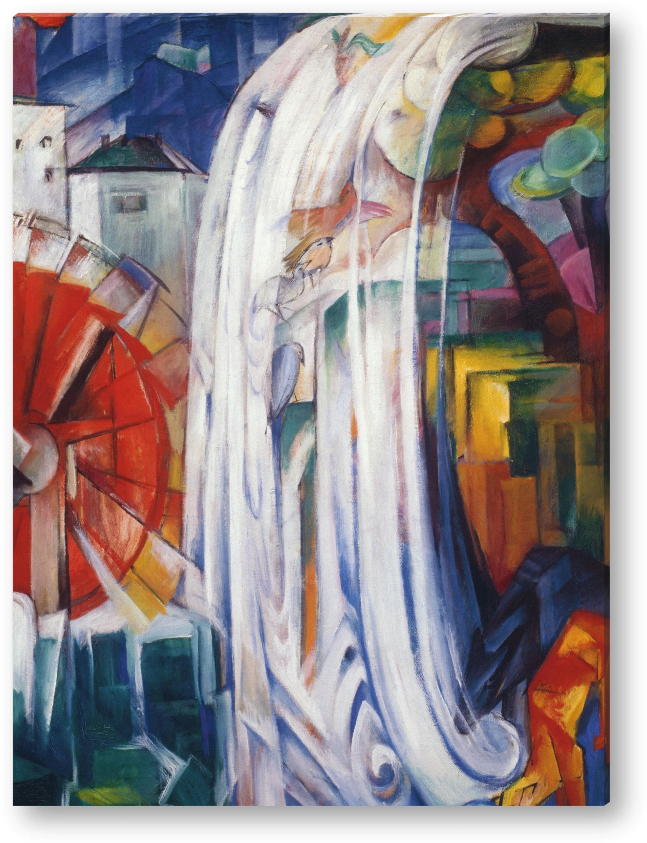 Die verzauberte Mühle, 1913, Leinwandbild