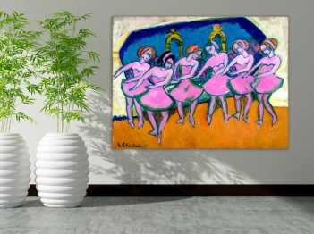 Ernst Ludwig Kirchner - Six Dancers, 1911