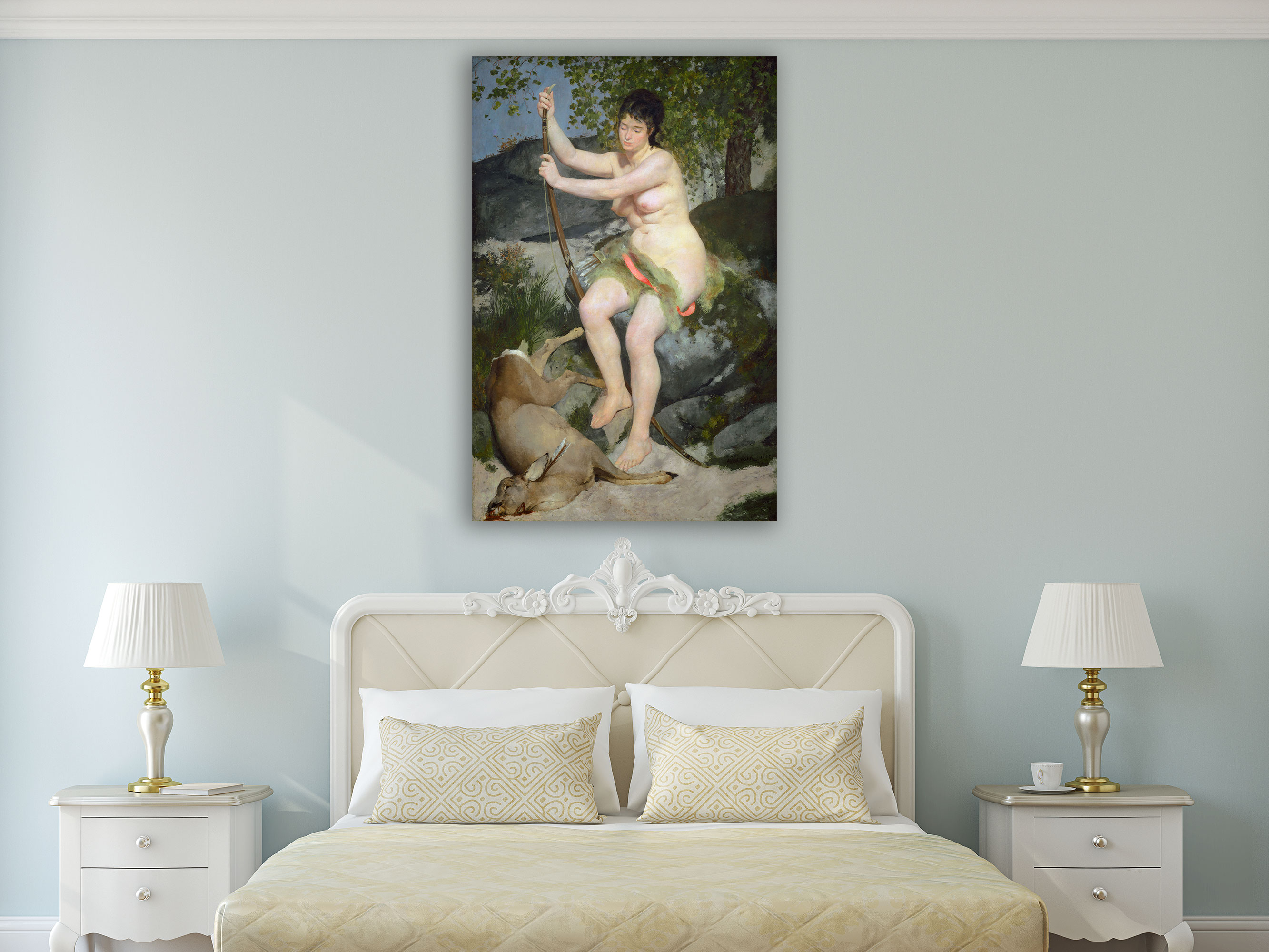 Auguste Renoir - Nackte Frau und totes Reh