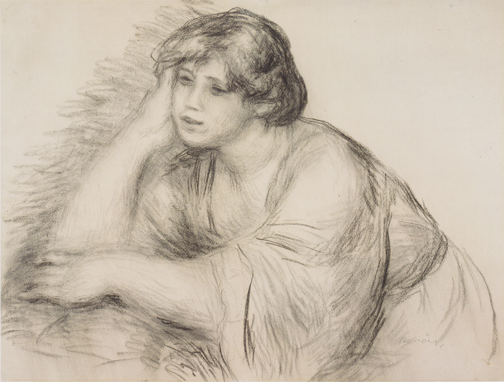 Auguste Renoir - Sitzendes Mädchen