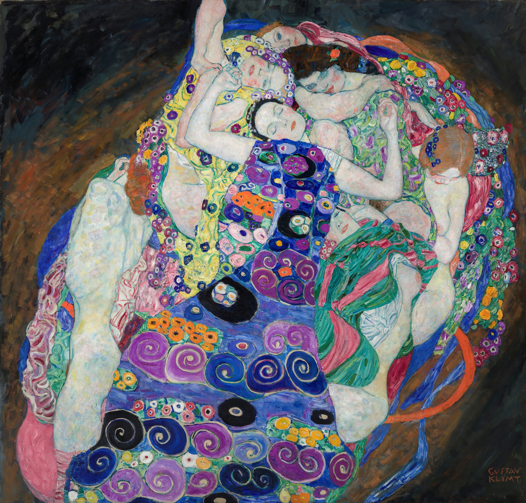 Gustav Klimt - Panna, 1913, Bilderrahmen Eiche