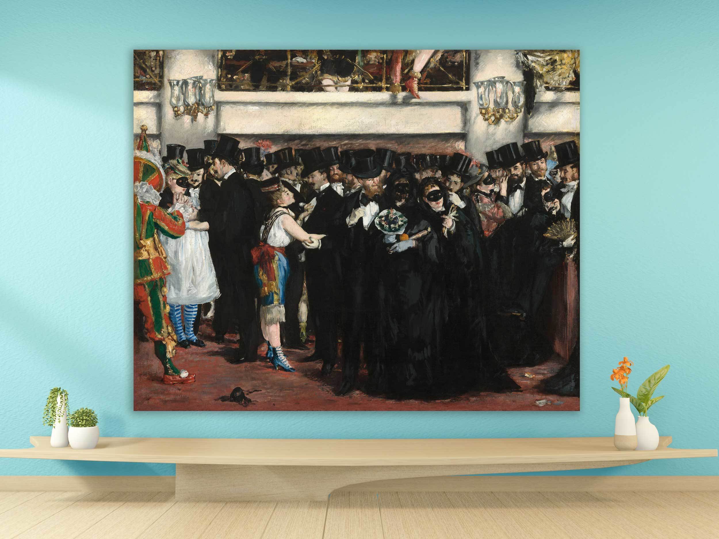 Edouard Manet - Maskenball in der Oper, 1873