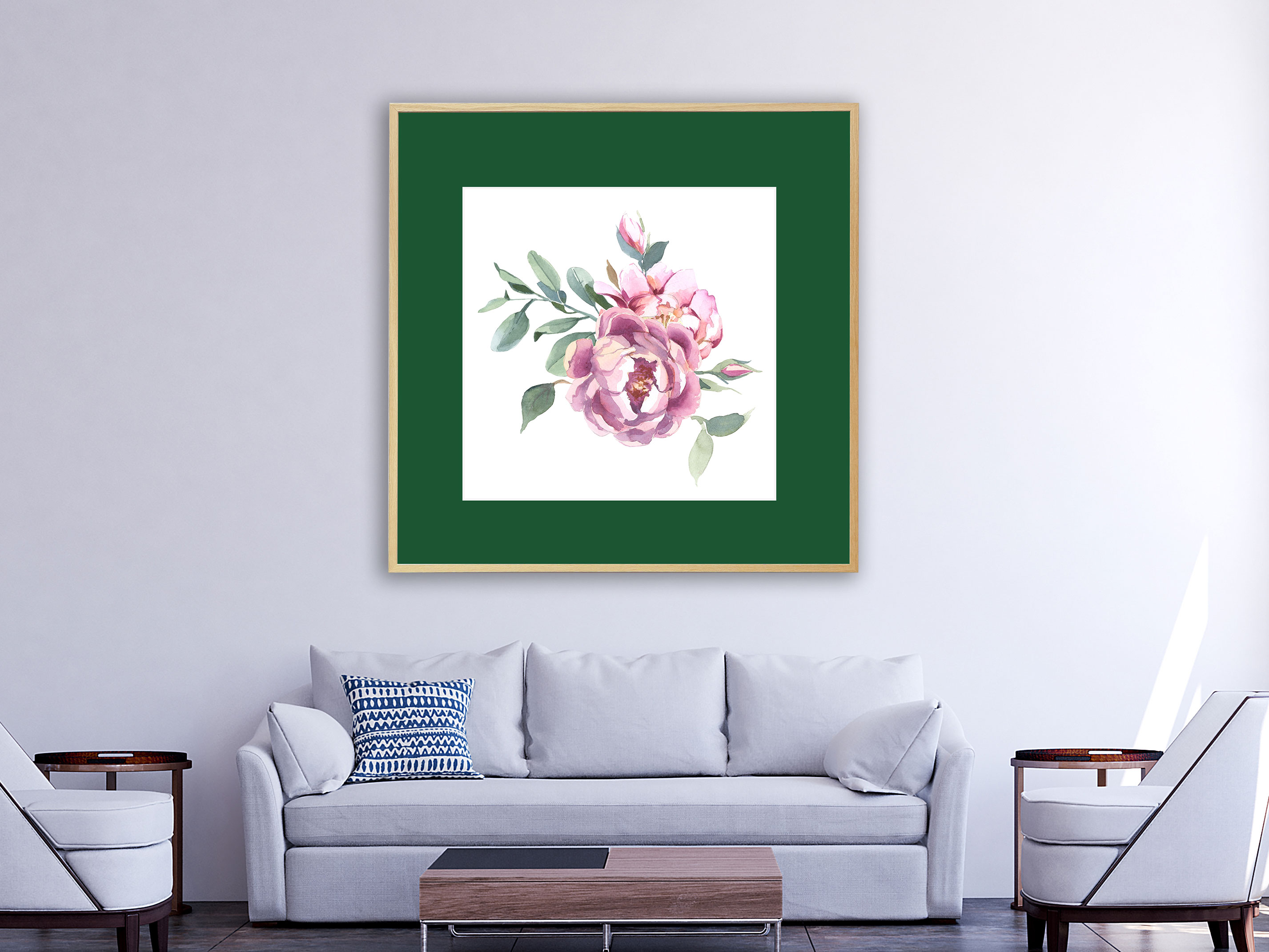 Handgemalte Rose Handgemalte Rose
