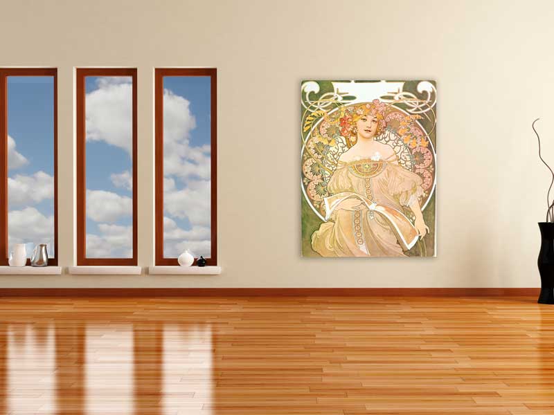 Alfons Mucha - Reverie or Daydream, 1898 Alfons Mucha - Reverie or Daydream, 1898